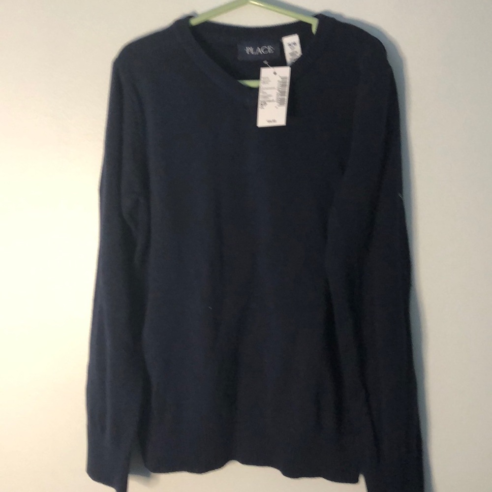 NWT Children’s Place boys navy blue sweater size 5/6